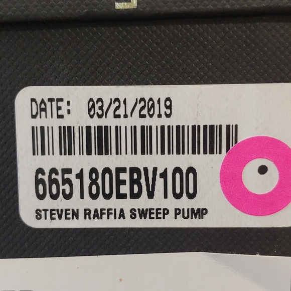 Steven Raffia Sweep Pump Natural Multi-10 - Picture 13 of 14